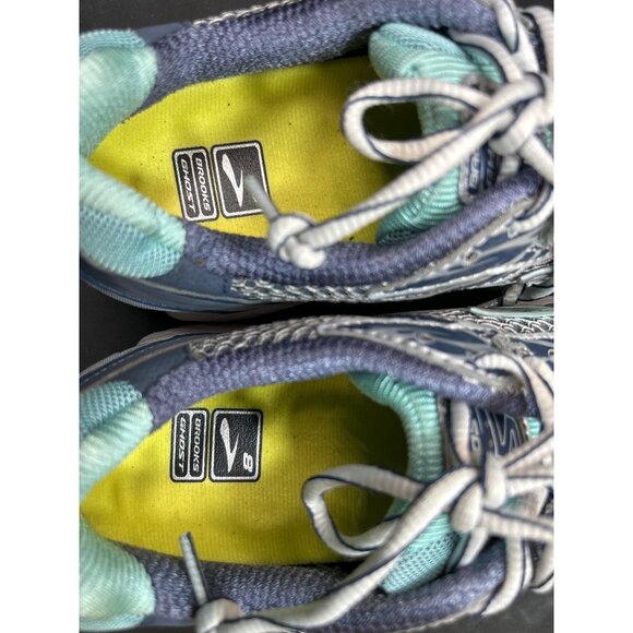 Brooks Ghost 5 Womens Running Shoes 9.5 Wide (D) Blue/Gray Mesh Lightweight - Picture 8 of 10